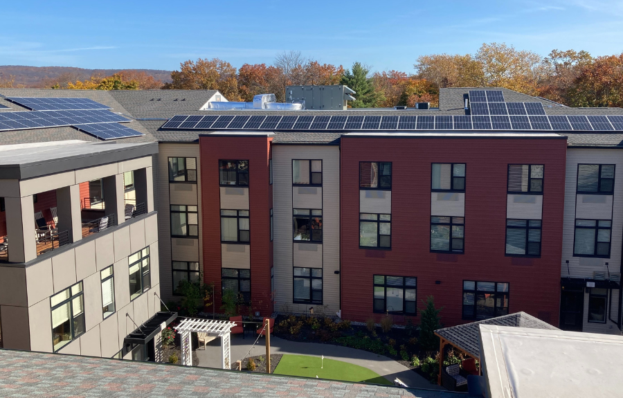 Solar Panels at Brightview Wayne