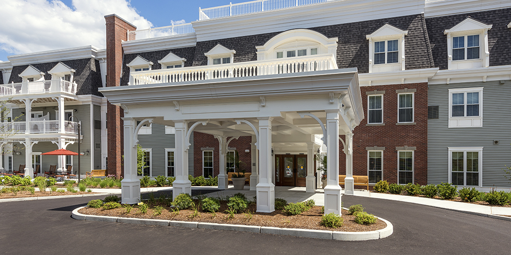 Brightview Canton Exterior - Massachusetts Senior Living